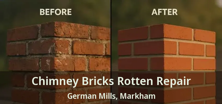 Chimney Bricks Rotten Repair German Mills, Markham - ON