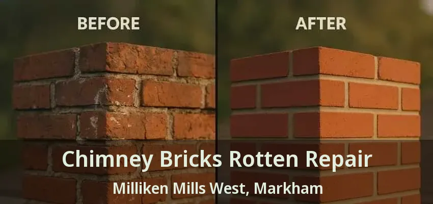 Chimney Bricks Rotten Repair Milliken Mills West, Markham - ON