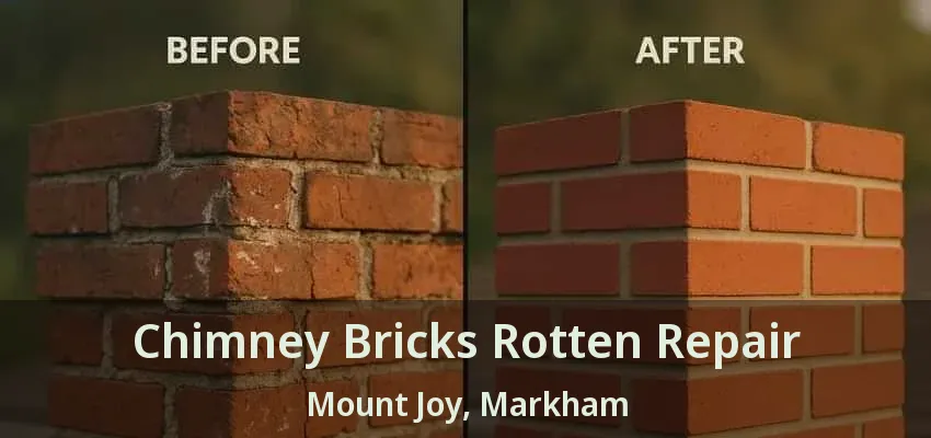 Chimney Bricks Rotten Repair Mount Joy, Markham - ON