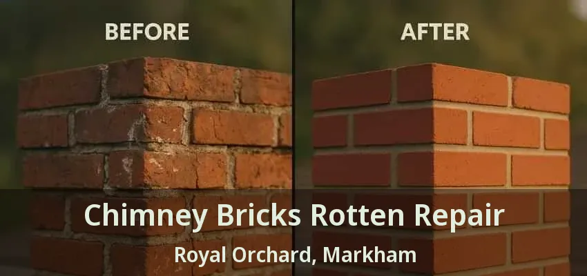 Chimney Bricks Rotten Repair Royal Orchard, Markham - ON