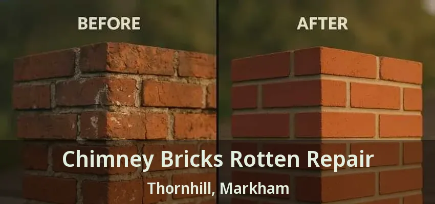 Chimney Bricks Rotten Repair Thornhill, Markham - ON