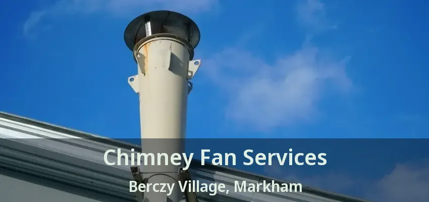 Chimney Fan Services Berczy Village, Markham - ON