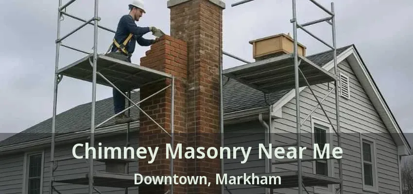 Chimney Masonry Near Me Downtown, Markham - ON