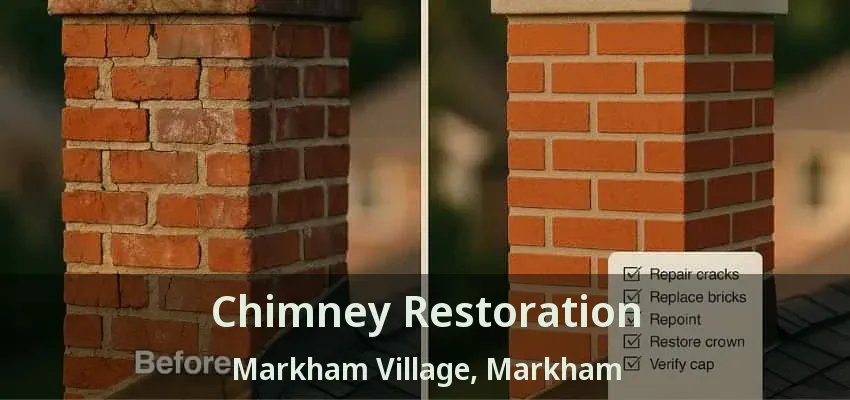 Chimney Restoration Markham Village, Markham - ON