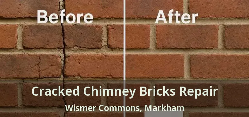 Cracked Chimney Bricks Repair Wismer Commons, Markham - ON