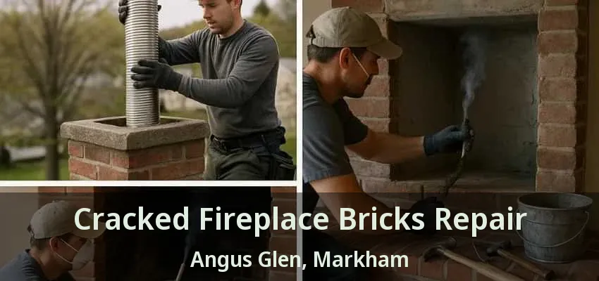 Cracked Fireplace Bricks Repair Angus Glen, Markham - ON