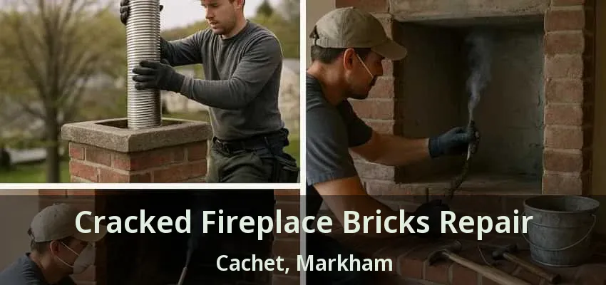 Cracked Fireplace Bricks Repair Cachet, Markham - ON