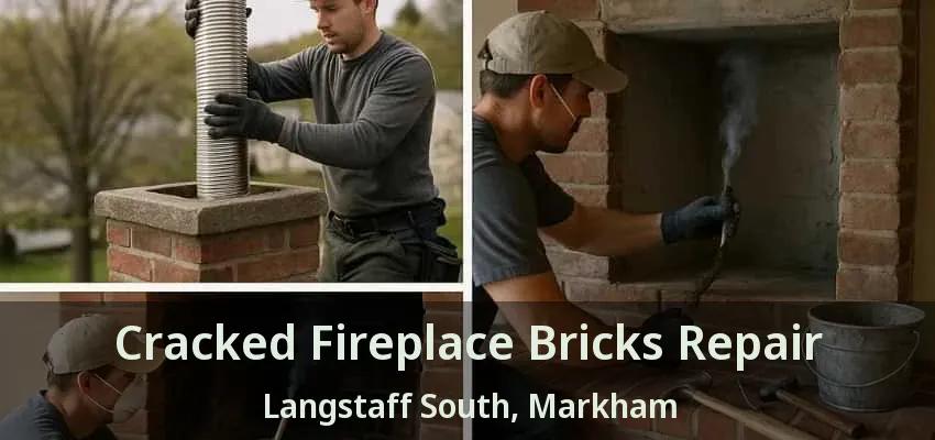 Cracked Fireplace Bricks Repair Langstaff South, Markham - ON
