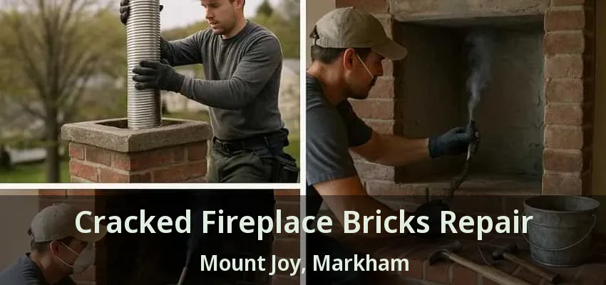 Cracked Fireplace Bricks Repair Mount Joy, Markham - ON