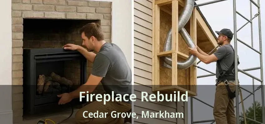 Fireplace Rebuild Cedar Grove, Markham - ON