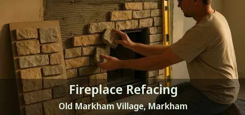 Fireplace Refacing Old Markham Village, Markham - ON