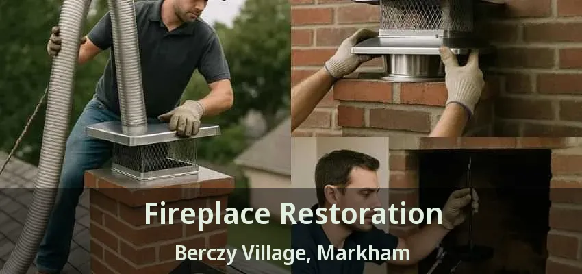Fireplace Restoration Berczy Village, Markham - ON
