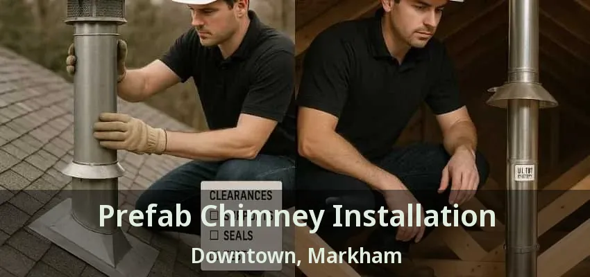 Prefab Chimney Installation Downtown, Markham - ON