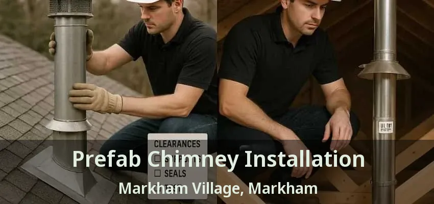 Prefab Chimney Installation Markham Village, Markham - ON