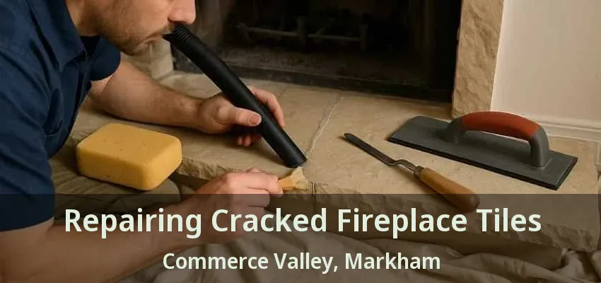 Repairing Cracked Fireplace Tiles Commerce Valley, Markham - ON