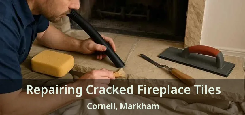 Repairing Cracked Fireplace Tiles Cornell, Markham - ON