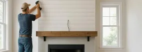 Fireplace Refacing Berczy Village, Markham